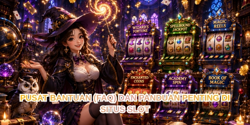 PUSAT BANTUAN (FAQ) DAN PANDUAN PENTING DI SITUS SLOT
